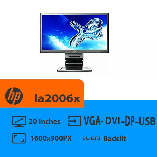 مانیتور استوک 20 اینچ hp مدلla2006x فروشگاه آنلاین کامپیوتر پایتخت (www.paytakhtpc.ir)