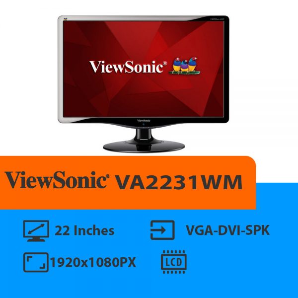 مانیتور استوک 22 اینچ ViewSonic مدلVA2231WM فروشگاه آنلاین کامپیوتر پایتخت (www.paytakhtpc.ir)