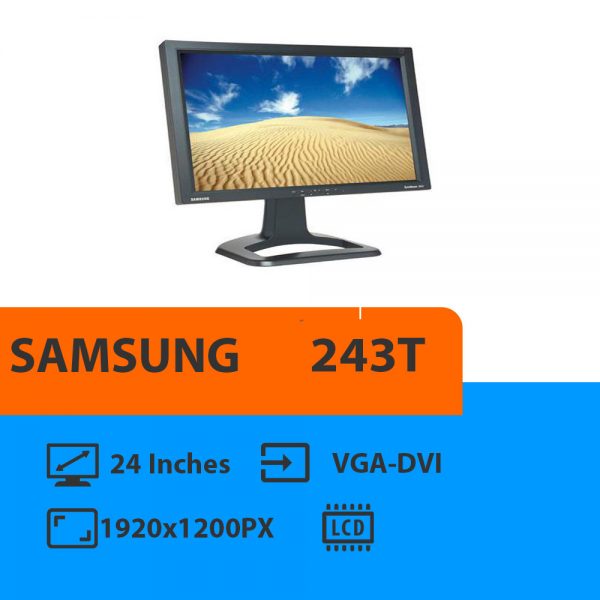 مانیتور استوک 24 اینچ SAMSUNG مدل243T فروشگاه آنلاین کامپیوتر پایتخت (www.paytakhtpc.ir)