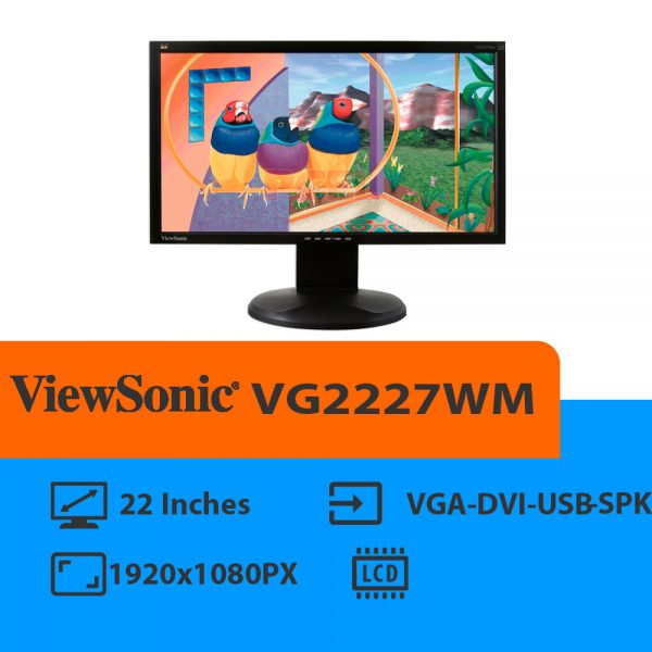 مانیتور استوک 22 اینچ ViewSonic مدلVG2227WM فروشگاه آنلاین کامپیوتر پایتخت (www.paytakhtpc.ir)