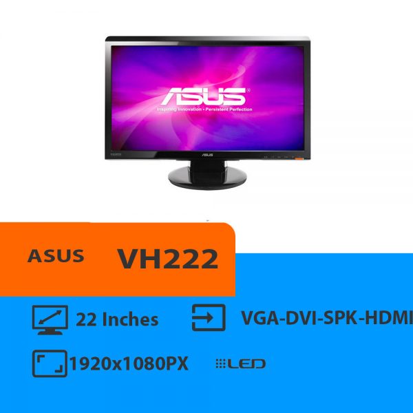 مانیتور استوک 22 اینچ ASUS مدلVH222 فروشگاه آنلاین کامپیوتر پایتخت (www.paytakhtpc.ir)