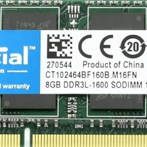 رم استوک لپ‌تاپ Crucial 8GB DDR3L 1600MHz CL11 SO-DIMM