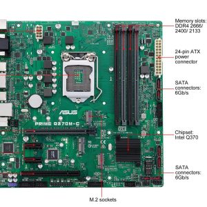 مادربرد استوک ASUS Q370M-C